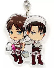 Attack on Titan Ichiban Kuji Eren Yeager & Levi Ackerman acrylic keychain