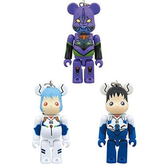 Neon Genesis Evangelion Rei Ayanami Medicom Toy Bearbrick mini figurine strap keychain