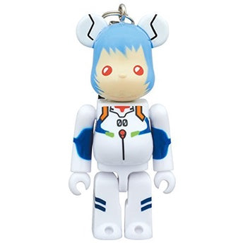 Neon Genesis Evangelion Rei Ayanami Medicom Toy Bearbrick mini figurine strap keychain