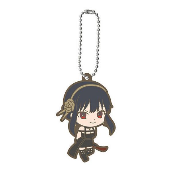 Spy X Family Rubber Character Keychain By Bandai