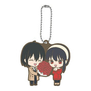 Spy X Family Rubber Character Keychain By Bandai