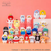 Sanrio x Mofusand Strawberry King Plush Keychain
