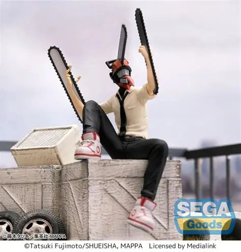Chainsaw Man - Denji as Chainsaw Man - Premium Perching Figure