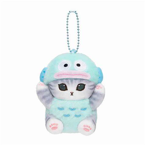 Sanrio x Mofusand Plush keychains Hello Kitty Kuromi My Melody Pompompurin Hangyodon Cinnamoroll