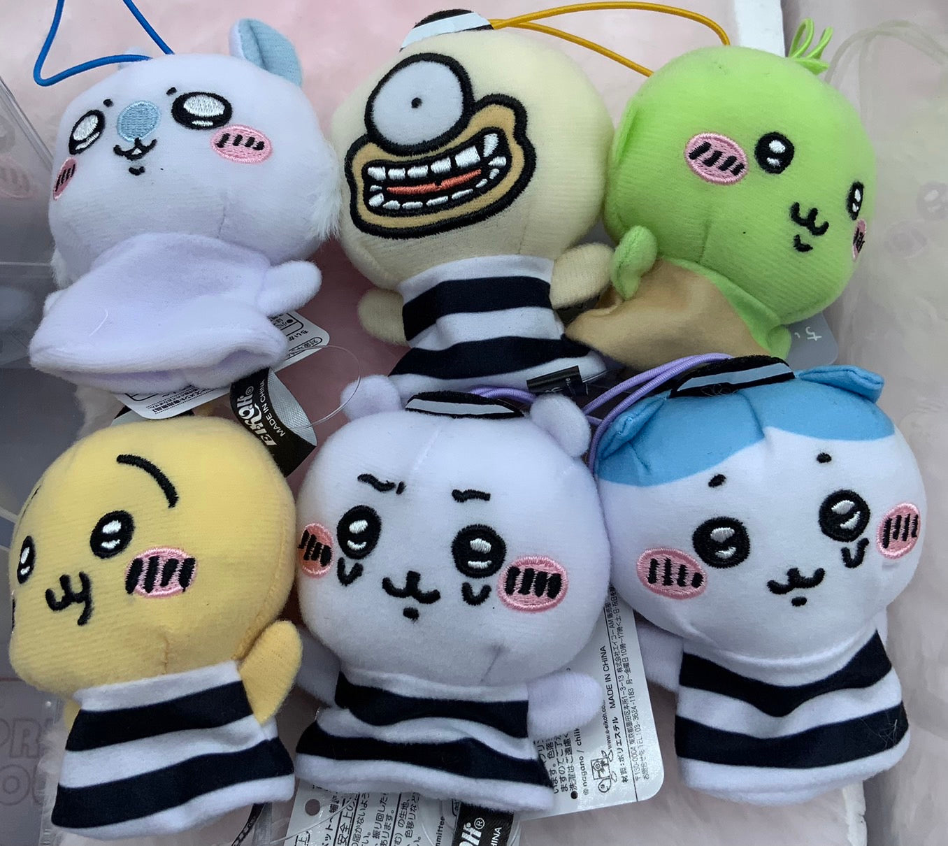 Chiikawa Jail Version Plush Keychain Japan