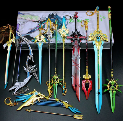 Genshin Impact: Weapon keychains