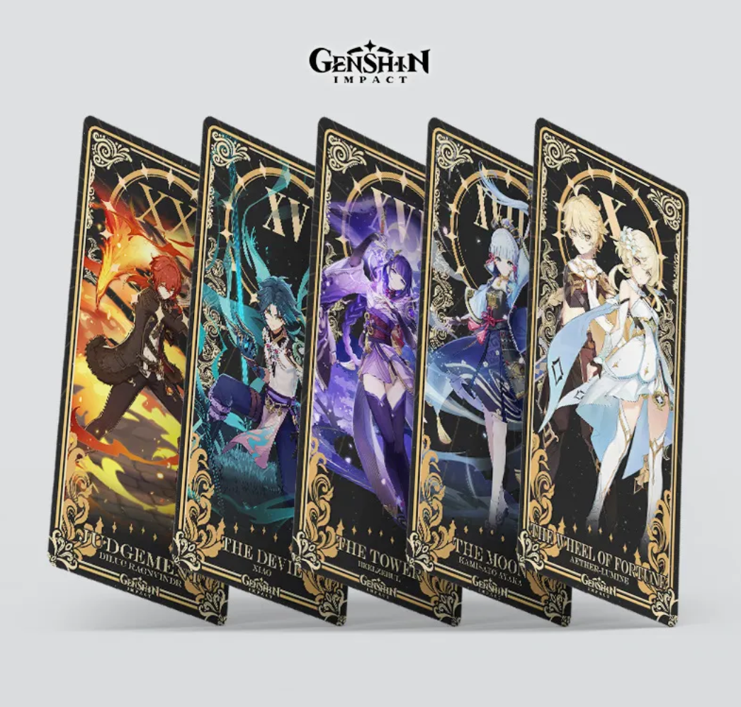 Genshin Impact: Tarrot Deck Cards