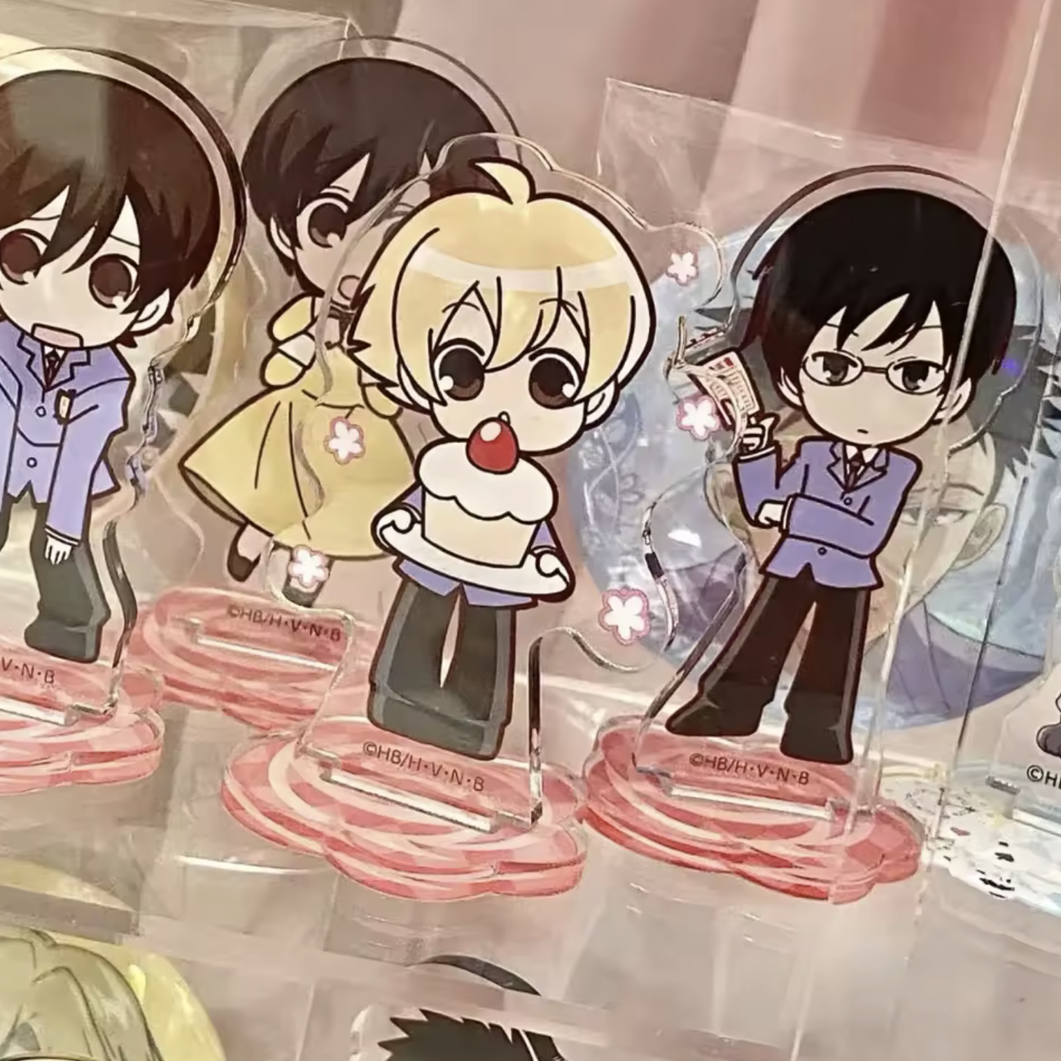 Ouran High School Host Club 6pcs/set Cute Acrylic Mini Stands