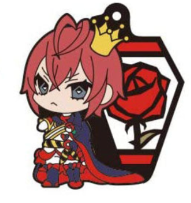 Twisted Wonderland Character Rubber Keychain Mascot Gashapon