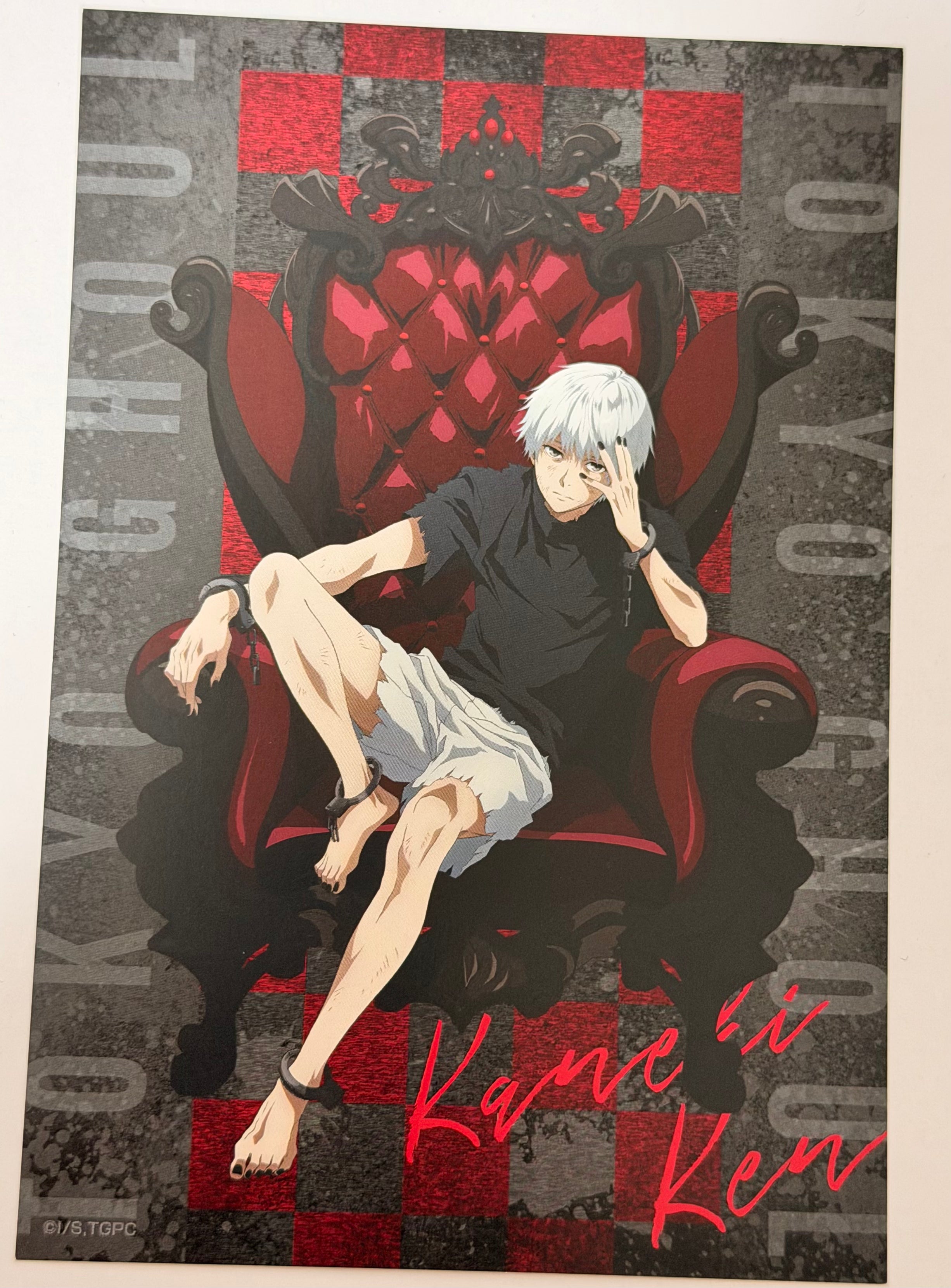 Tokyo Ghoul Official Collector Postcard 1