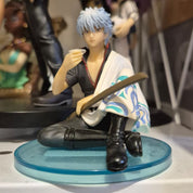 (NO BOX) Gintoki Gintama Mini Figure Blue Base (Rare)