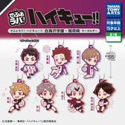 Haikyuu!! Deformed Rubber Gashapon Character Mascot Rubber Keychain