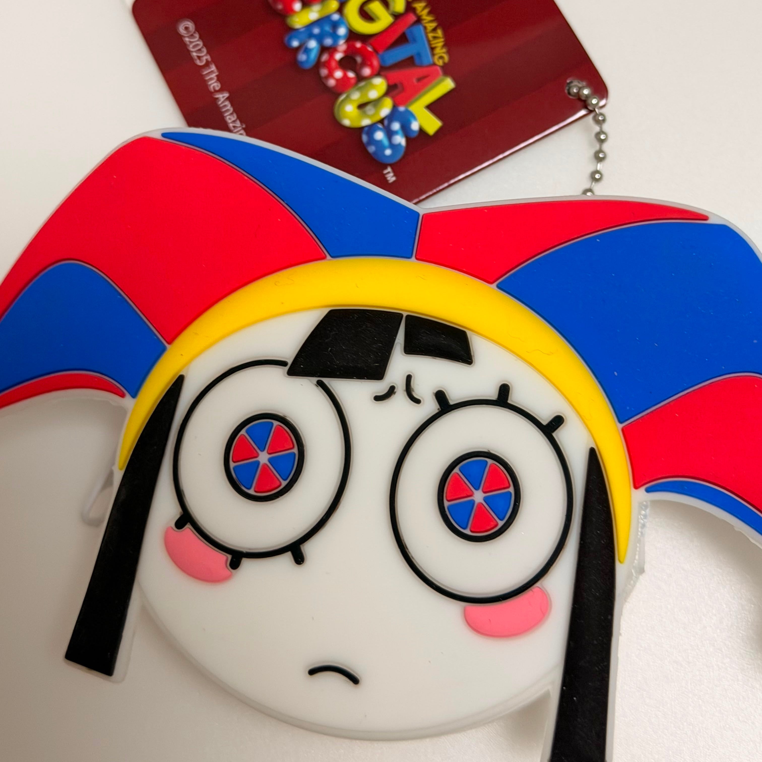 The Amazing Digital Circus Pomni Silicone pouch keychain JP