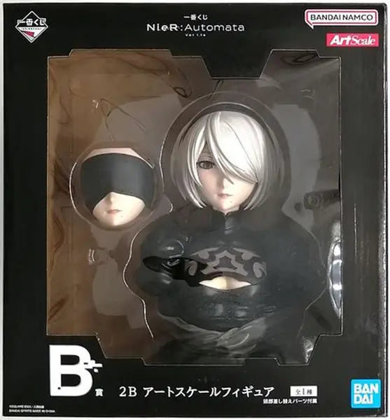 NieR:Automata Bandai Ichiban Kuji Ver1.1a Prize B Art Scale figure Bust of 2B