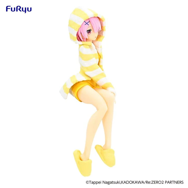 Re:Zero Starting Life in Another World Ram (Room Wear Yellow Color Ver.) Noodle Stopper Figure BY FURYU Re Zero