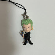 One Piece Zoro strap mini figurine keychain by Bandai