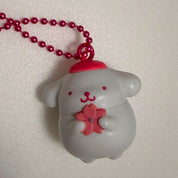 Sanrio One Tone Sakura Cherry Blossom Pompompurin mini figurine keychain JP