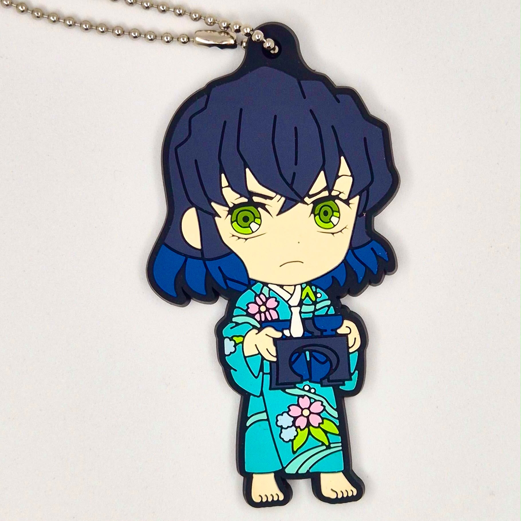 Demon Slayer Inosuke rubber keychain