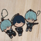 Kaiju No. 8 rubber keychains