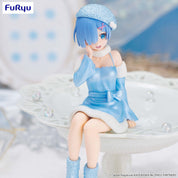 OPEN BOX - Re: Zero- Starting Life in Another World- Rem Snow Princess Pearl Color Ver. Noodle Stopper figure