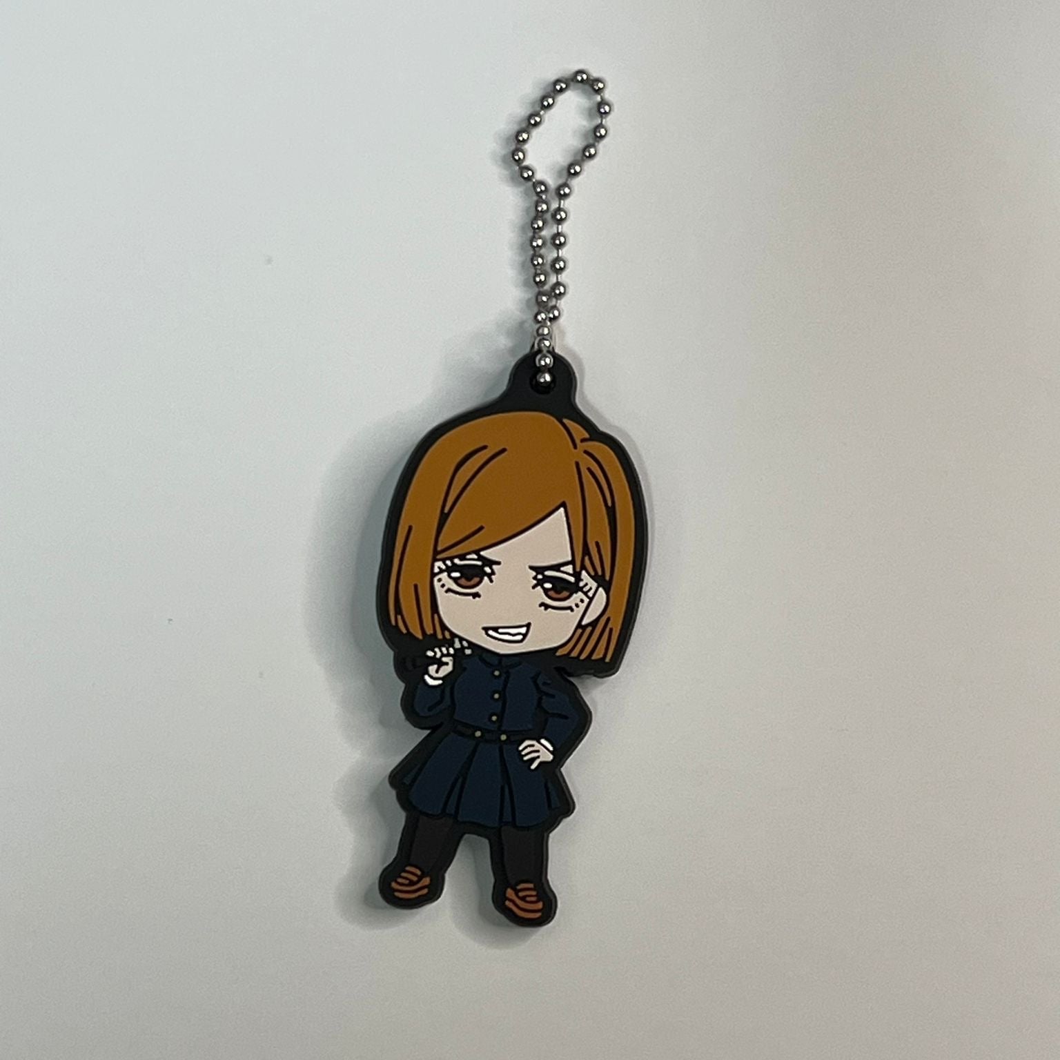 Jujutsu Kaisen Nobara Rubber keychain by Goods Smile Company Nendoroid Plus Capsule Line