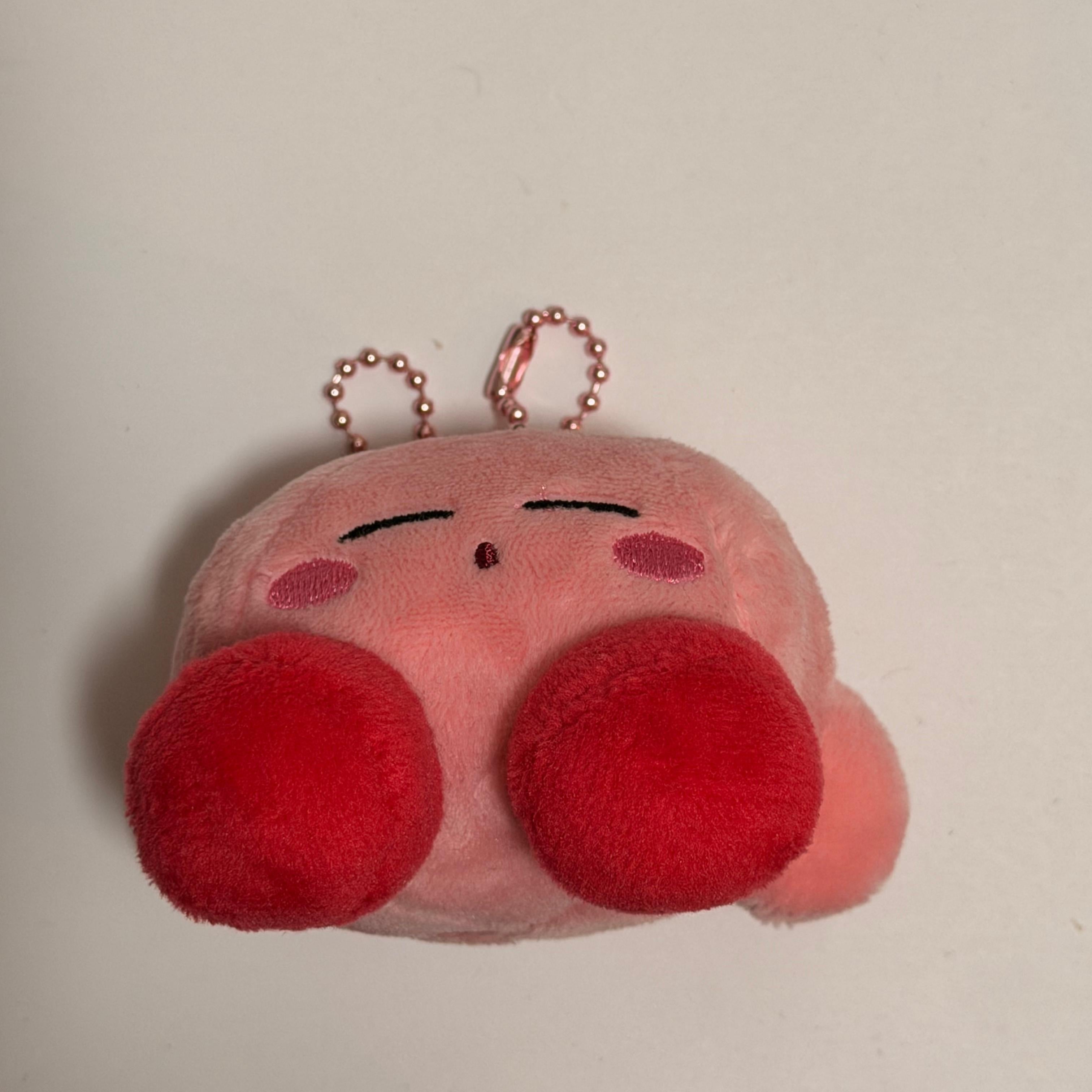 Sleeping Kirby plush keychain