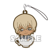 Conan Case Closed "Lots of Conan & Amuro" Amuro Cup Rubber Keychain