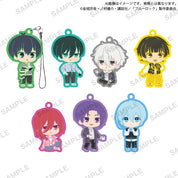 Blue Lock Finding Stars Character Mascot Rubber Keychain Gashapon