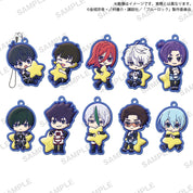 Blue Lock With The Stars Semi 3D Character Rubber Keychain Gashapon
