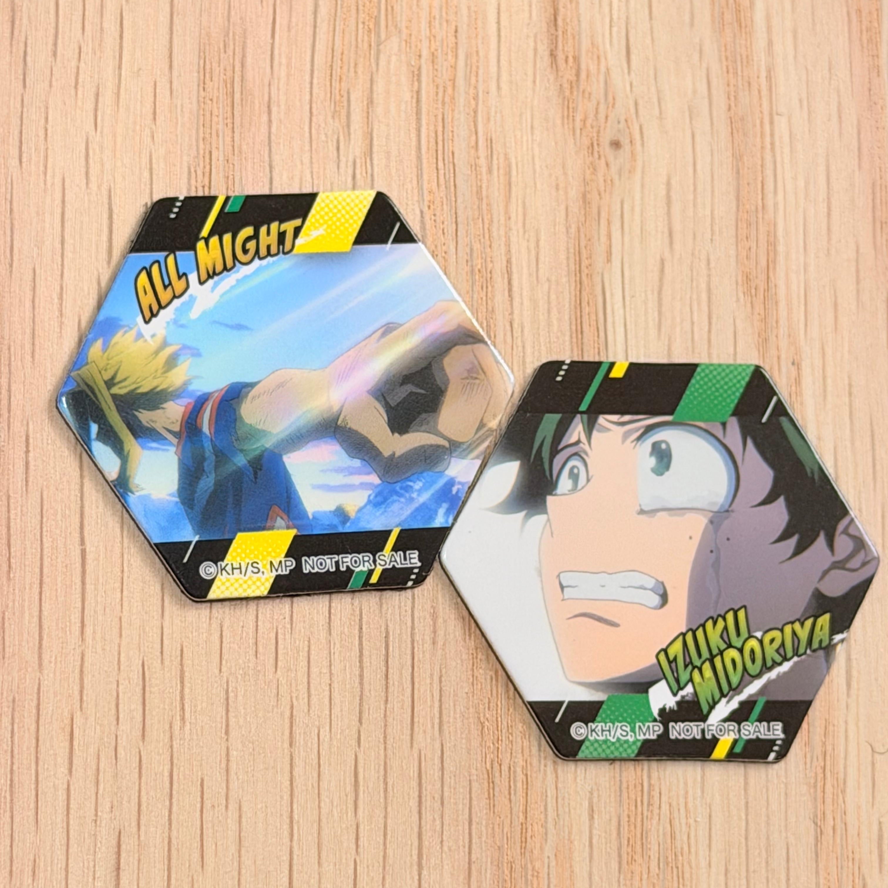 My Hero Academia Izuku Midoriya & All Might magnets