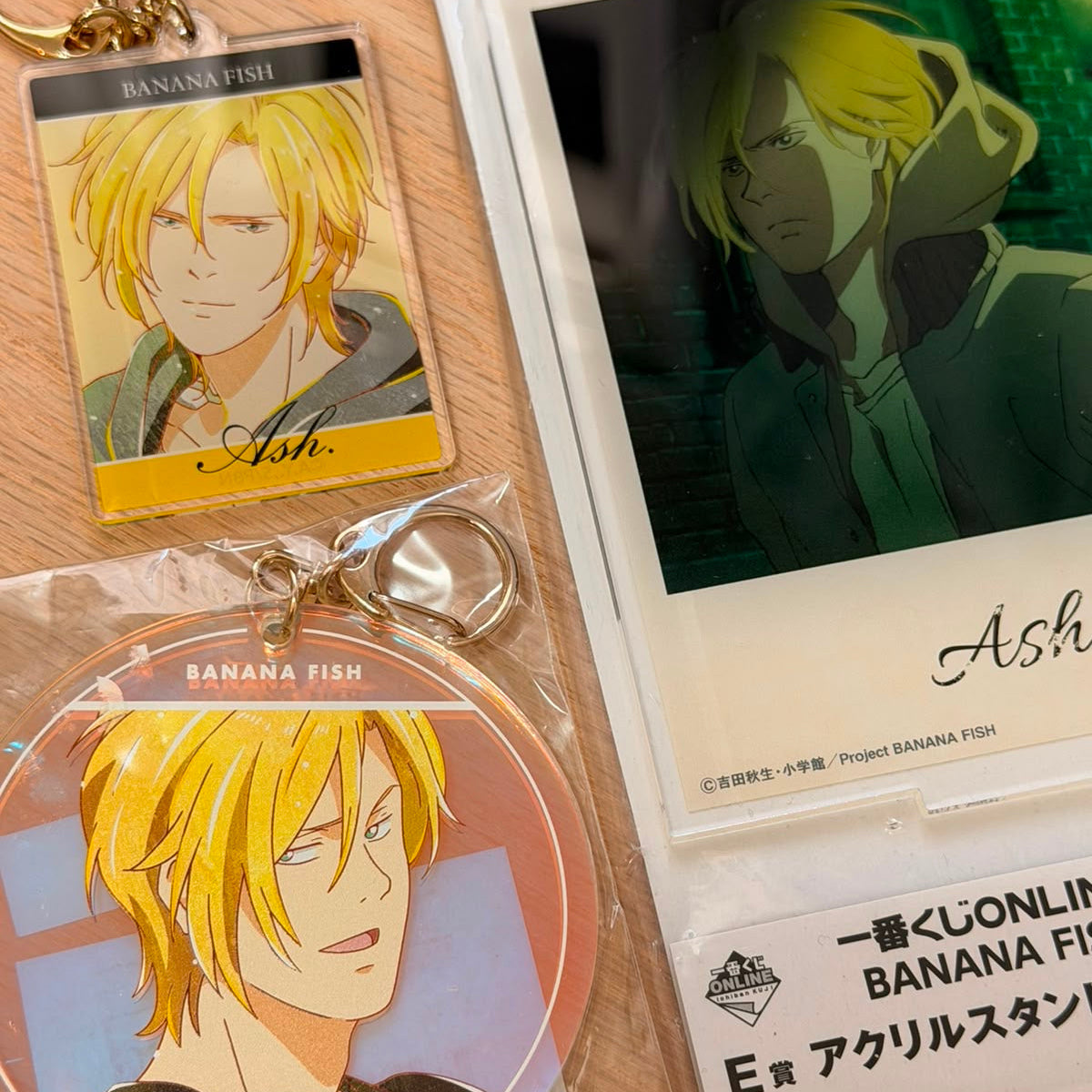 Banana Fish Eiji Okumura & Ash Lynx Official Merch JP