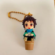 Demon Slayer Kamado Tanjiro mini figurine keychain by Bandai