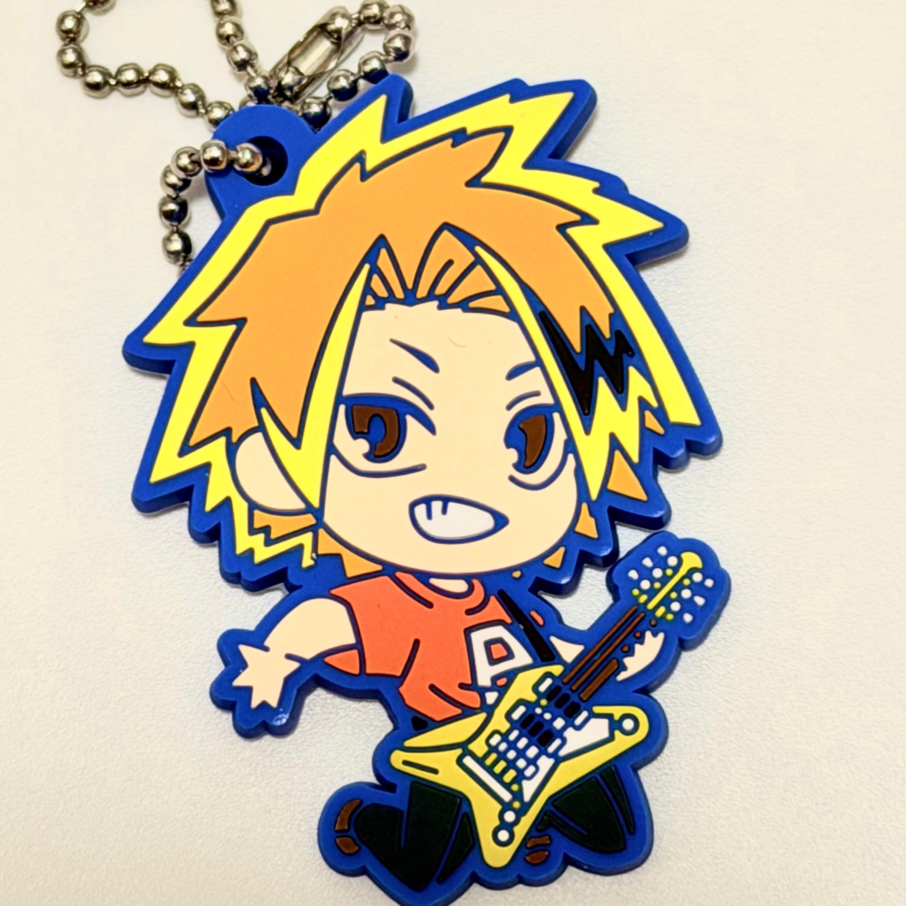 My Hero Academia Denki Kaminari rubber keychain by Takara Tomy A.R.T.S