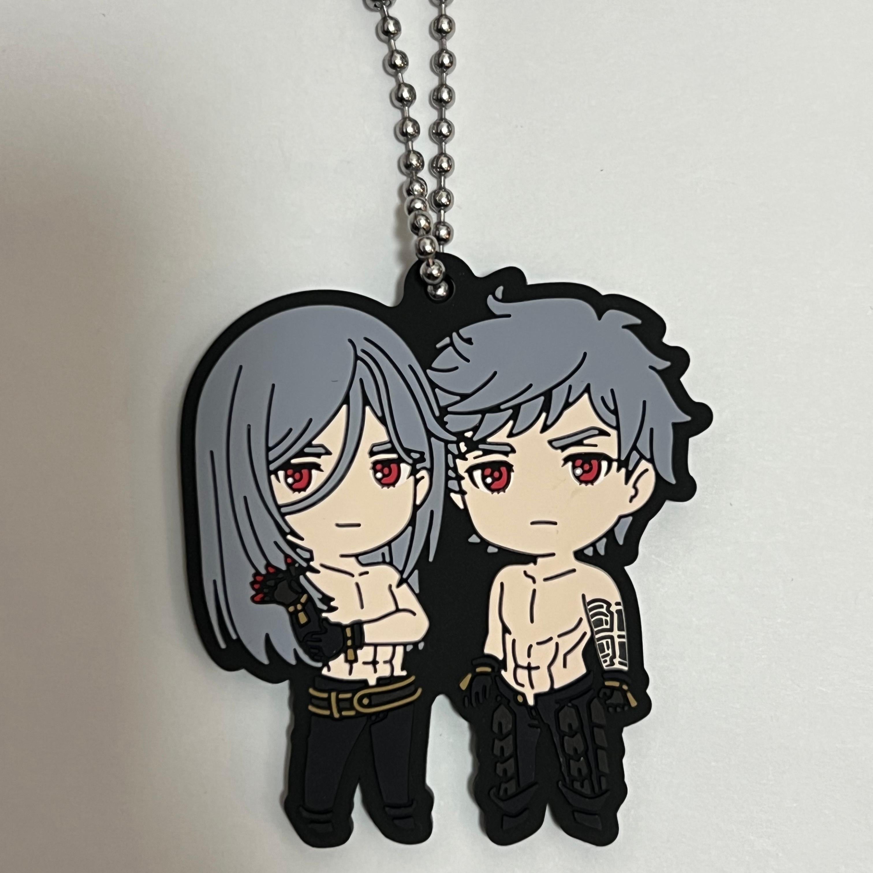 NieR: Automata Ver1.1a Adam & Eve rubber keychain