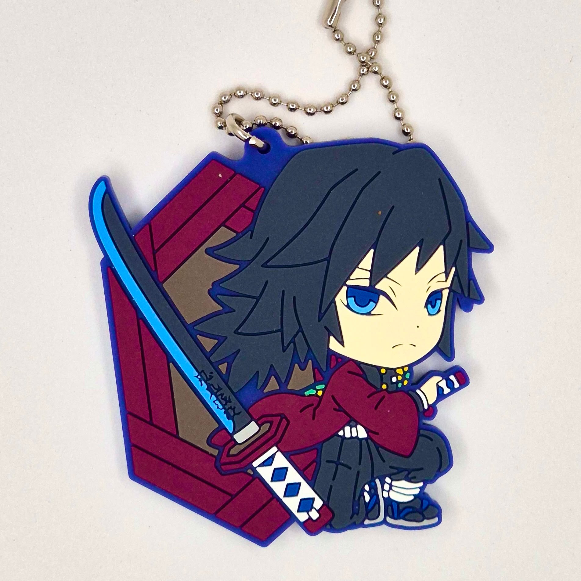 Demon Slayer Official Tomioka Giyu rubber keychain
