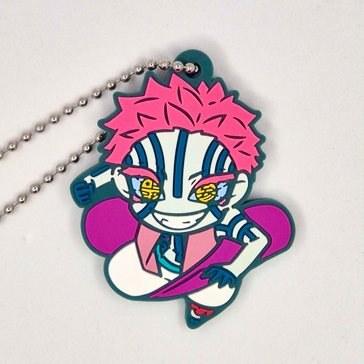 Demon Slayer Bandaid Series Gashapon Keychain Akaza 2