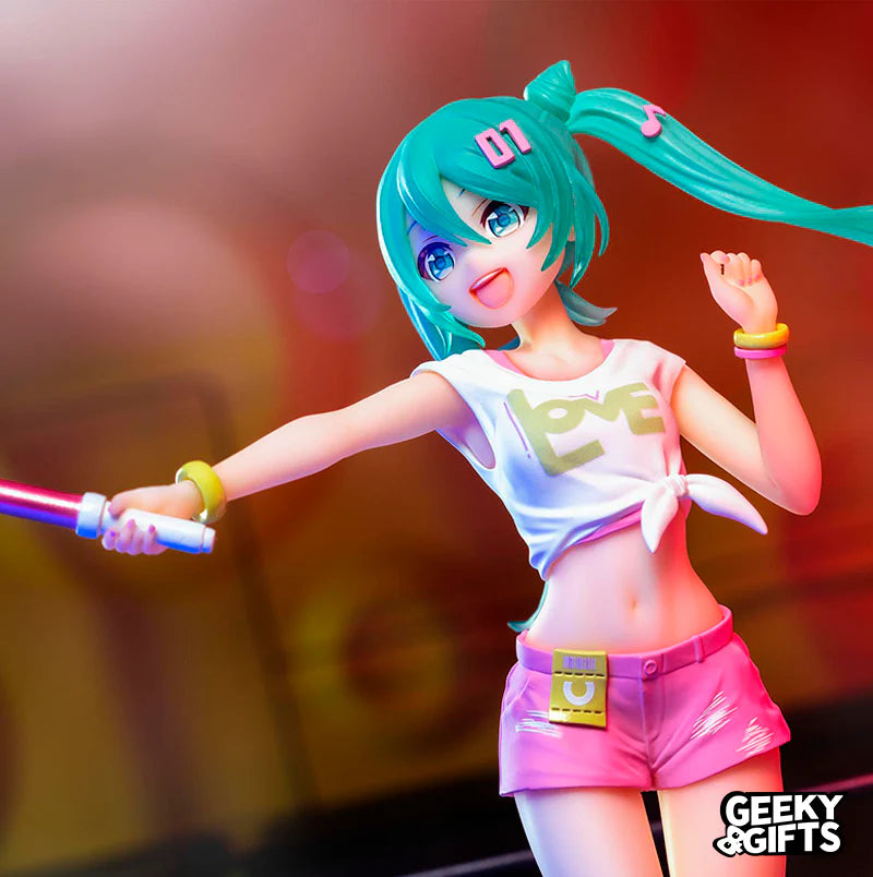 OPEN BOX HATSUNE MIKU- Luminista (live cheering) figure by SEGA Vocaloid