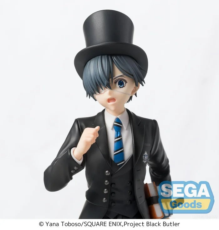 Kuroshitsuji Ciel Phantomhive Black Butler Public School Arc Luminasta Figure by SEGA