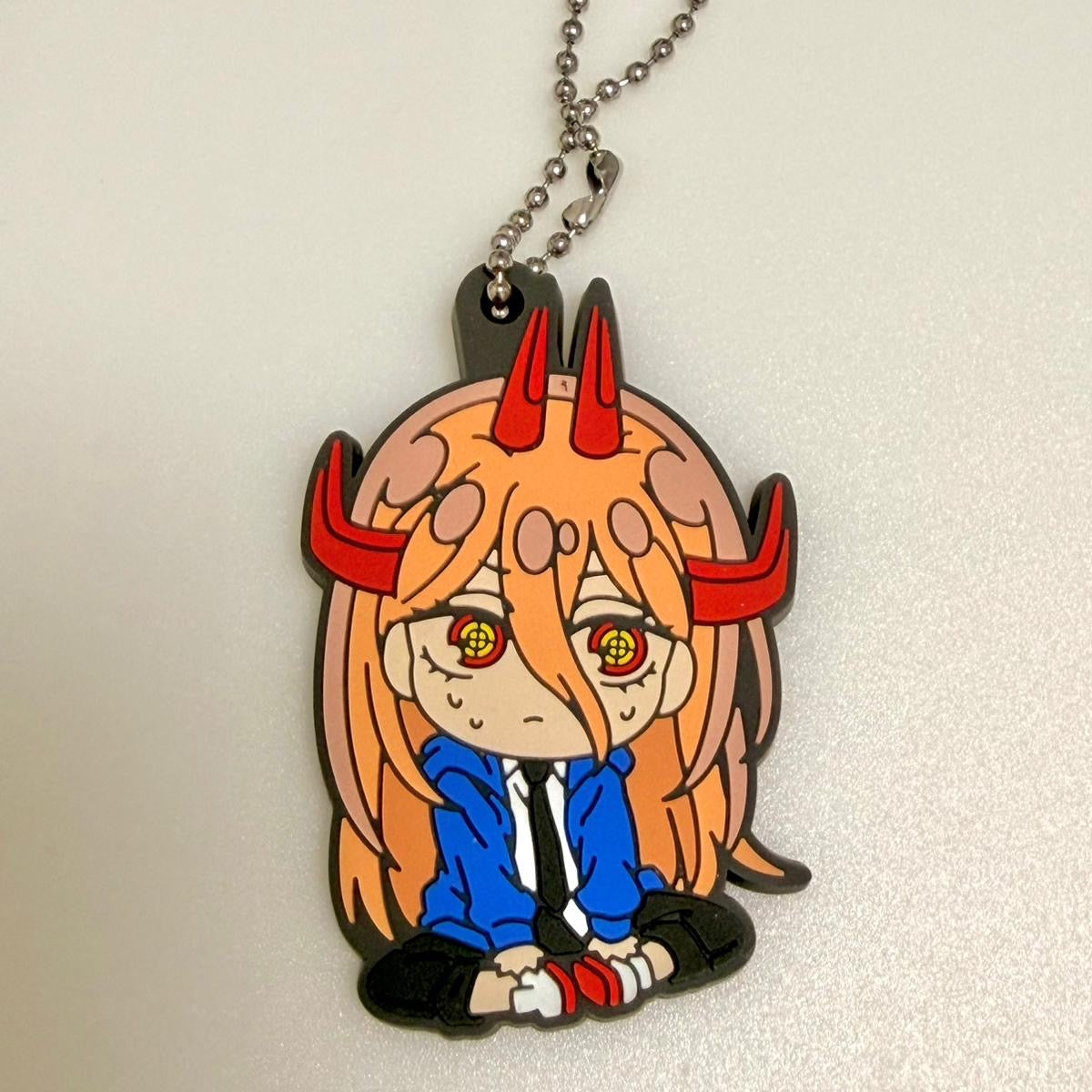 Chainsaw Man Power rubber keychain by Takara Tomy A.R.T.S