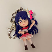 Oshi no Ko Ai Hoshino mini figurine keychain by Banpresto