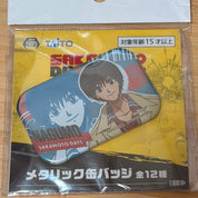 Sakamoto Days Yoichi Nagumu metallic square pin badge  by Taito