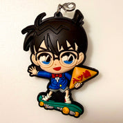 Detective Conan Case Closed Edogawa Conan strap rubber keychains