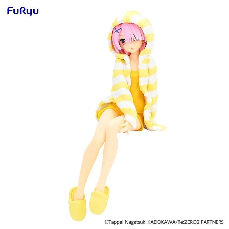 Re:Zero Starting Life in Another World Ram (Room Wear Yellow Color Ver.) Noodle Stopper Figure BY FURYU Re Zero