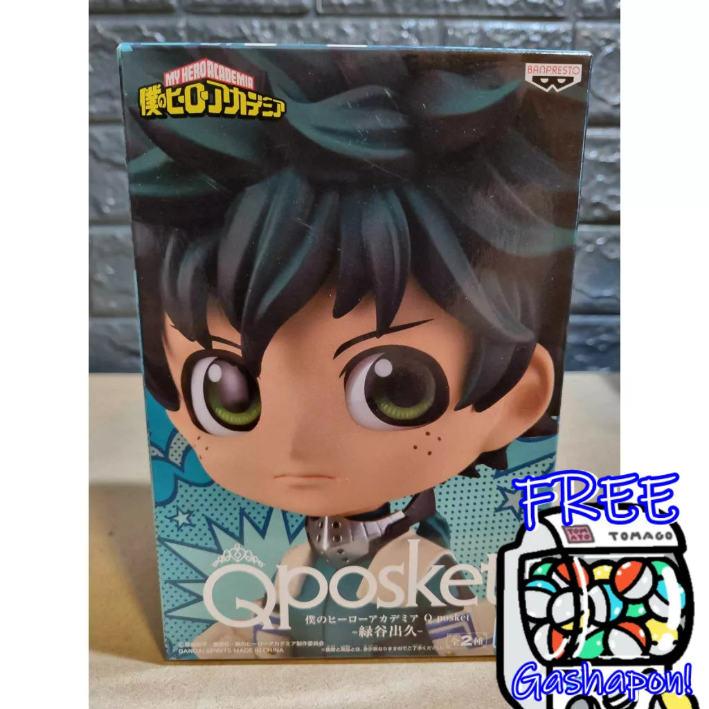 OPEN BOX-My Hero Academia- Izuku Deku Qposket original  figure by BanPresto