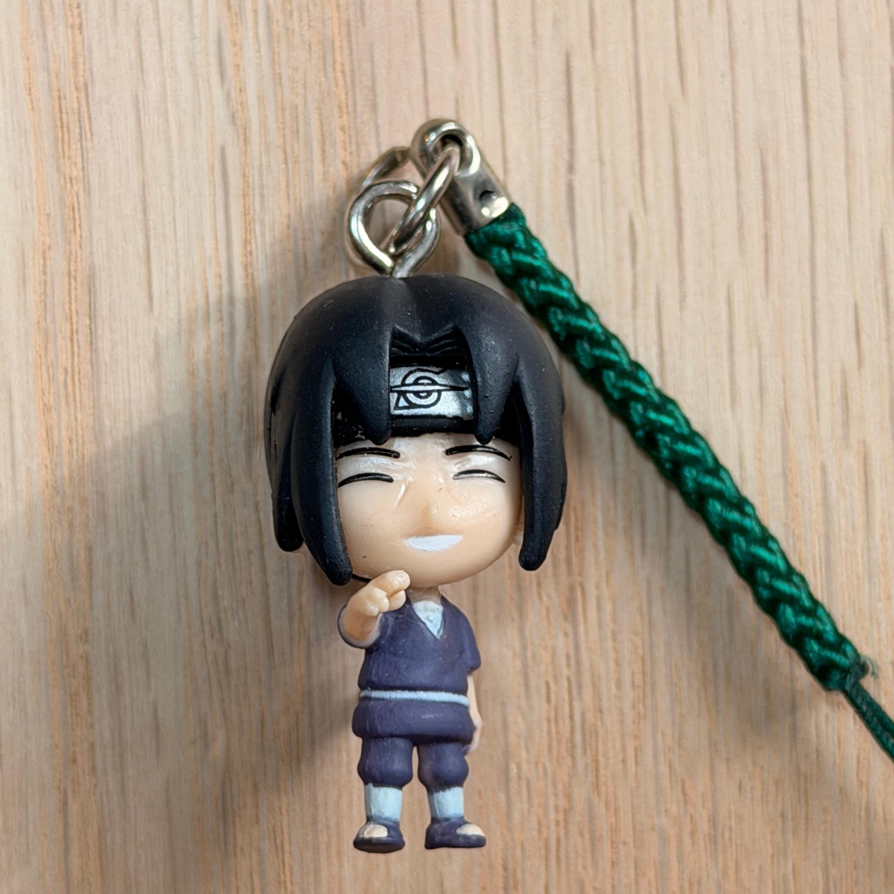 Naruto Itachi Uchiha mini figurine Strap keychain JP