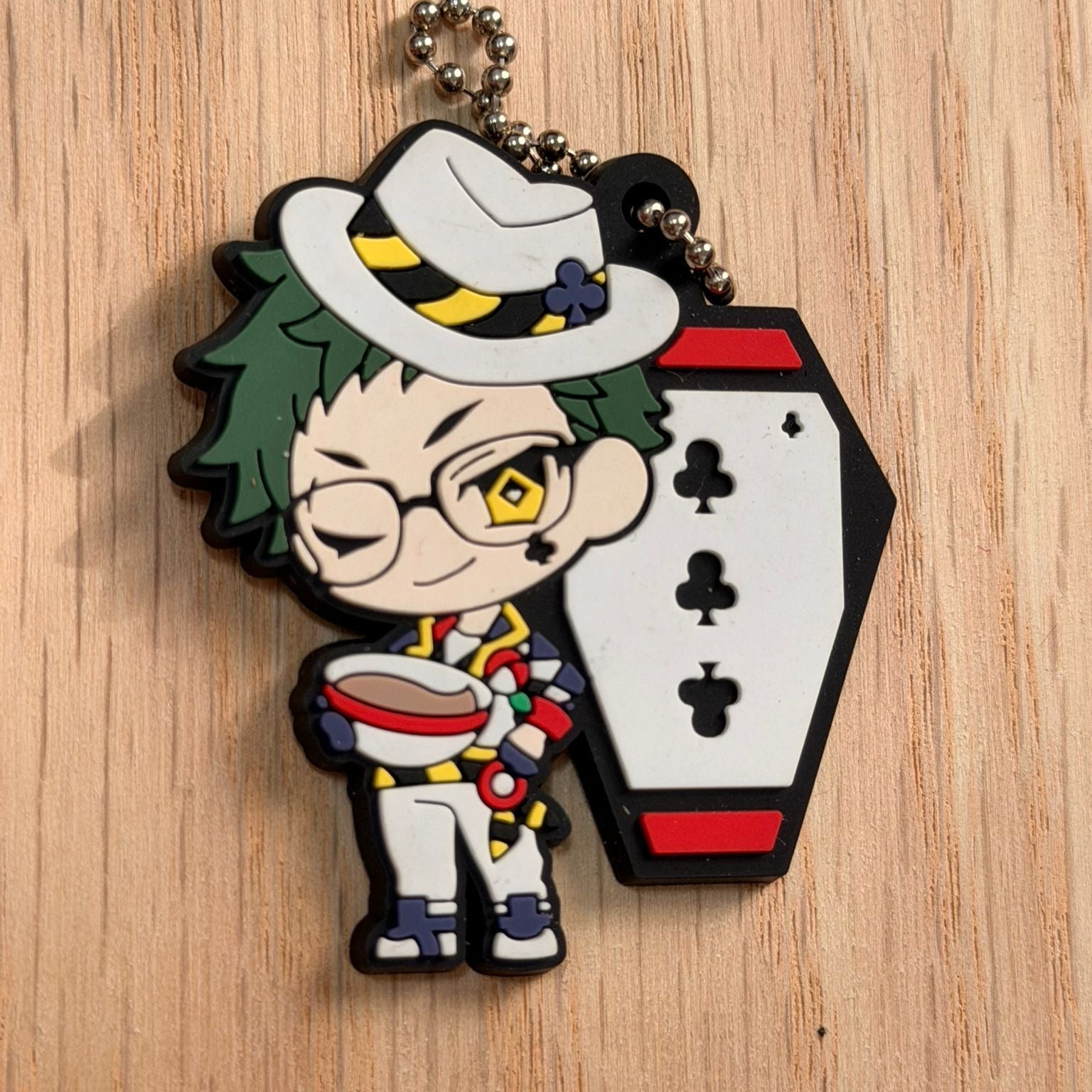 Twisted Wonderland Heartslabyul Dorm rubber keychains