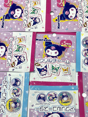Sanrio Kuromi Acrylic Keychain Charm Blind Bag (1 Random Keychain)