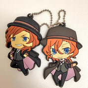 Bungo Stray Dogs Nakahara Chuuya rubber keychains