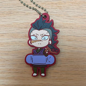 Demon Slayer Genya rubber keychain by Bandai