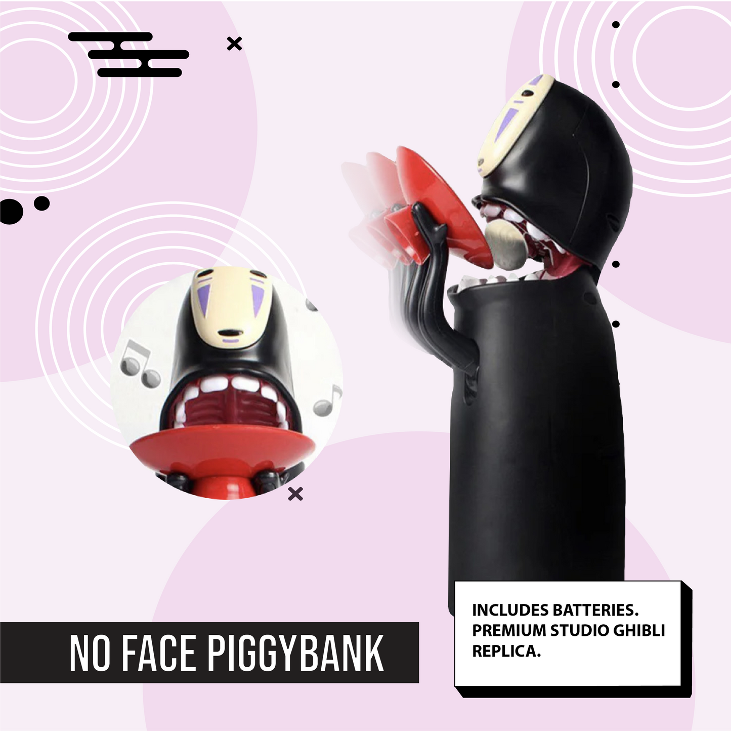 Studio Ghibli: No Face Piggy Bank